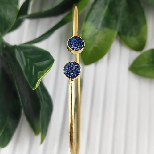 Druzy bangles