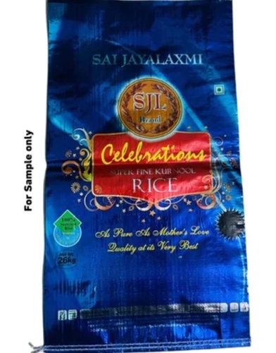 Rice Metallic Printed Bopp Laminated Bag