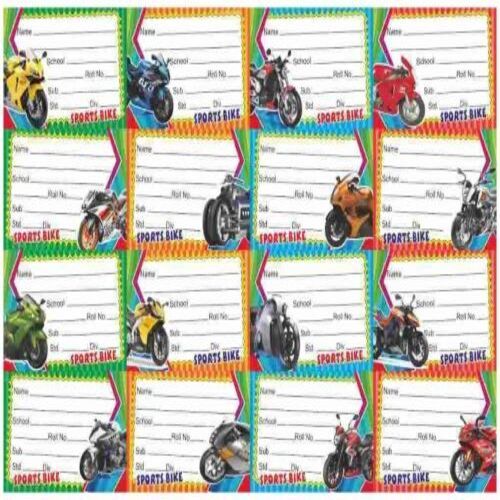 Sports Bike School Labels