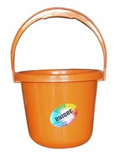 5litre Orange Plastic Bucket
