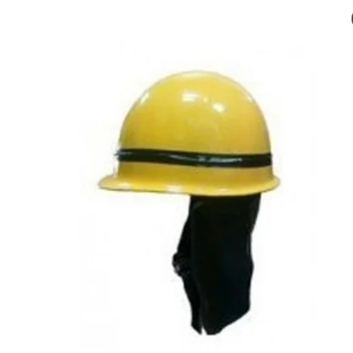 ABS yellow fire safety helmet