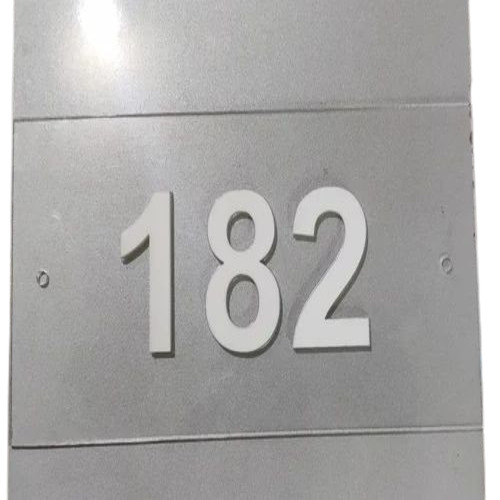 Acrylic White Name Plate