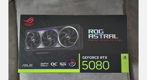 Asus Rog Astral 5080 16gb Gddr7 Oc Edition Brand New & Sealed