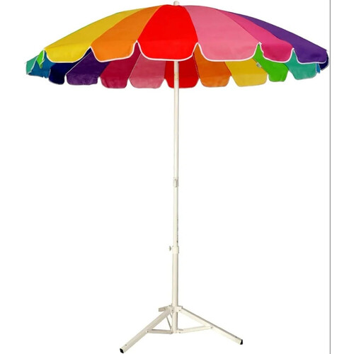 Beach Garden Umbrella With Stand
