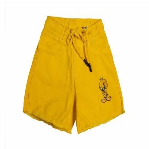 Kids Yellow Girls Short