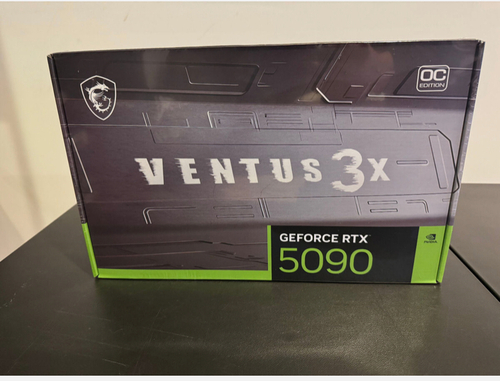 MSI NVIDIA GeForce RTX 5090 VENTUS 3X Overclocked Triple Fan 32GB GDDR7 PCIe 5.0