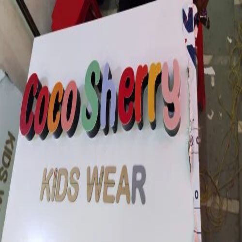 Multicolor Acrylic Sign Board
