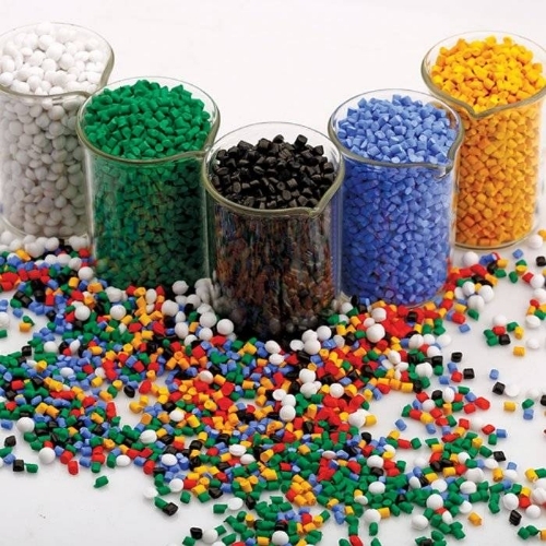 Plastic granules recycle
