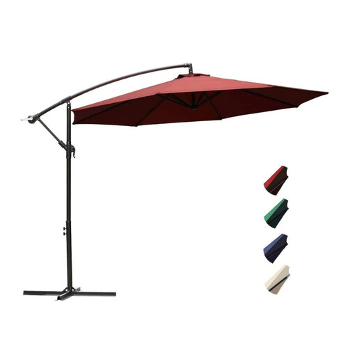 Side Pole Round Garden Umbrella