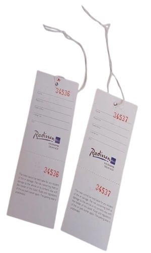 100 Gsm Sbs Paper Printed Garment Tag