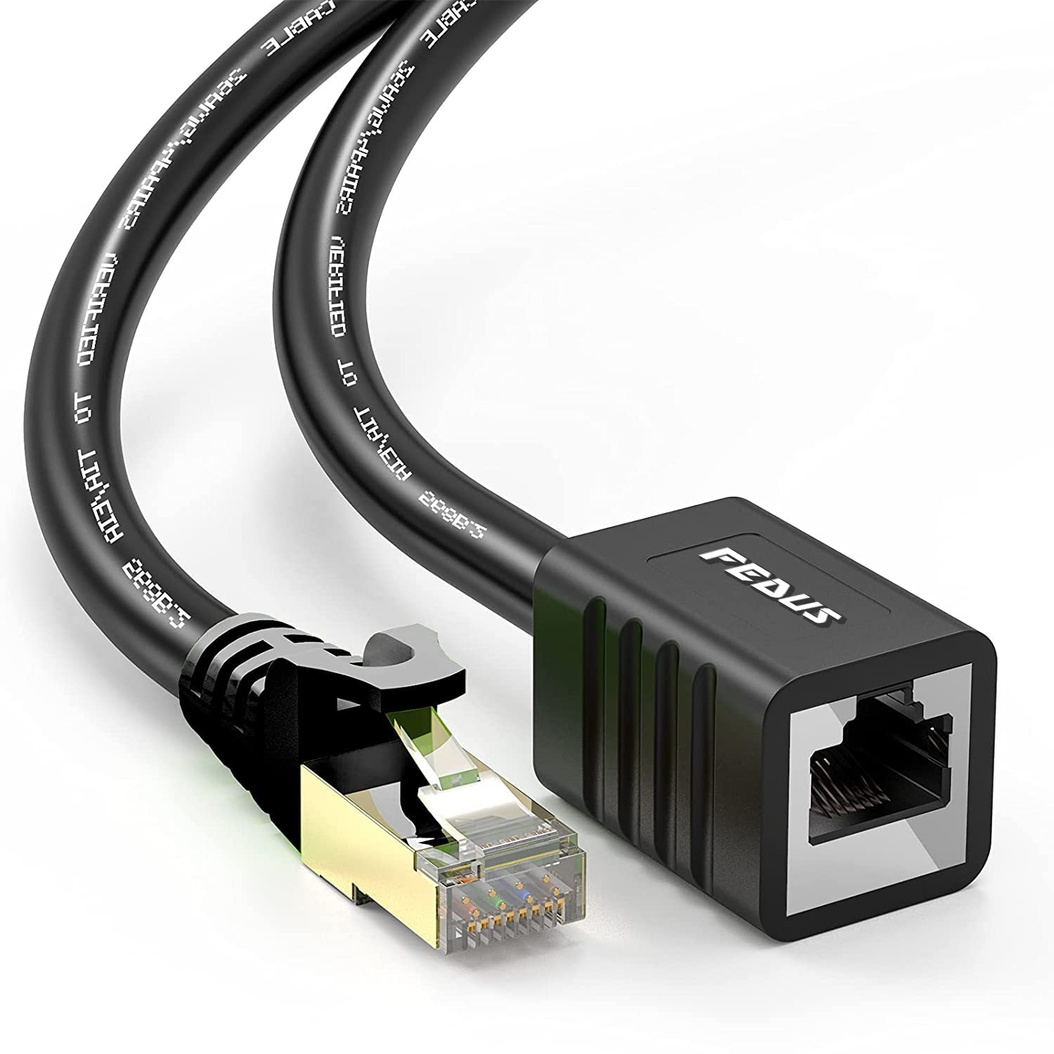 Fedus Cat8 Ethernet Extension Cable - Features: High Speed