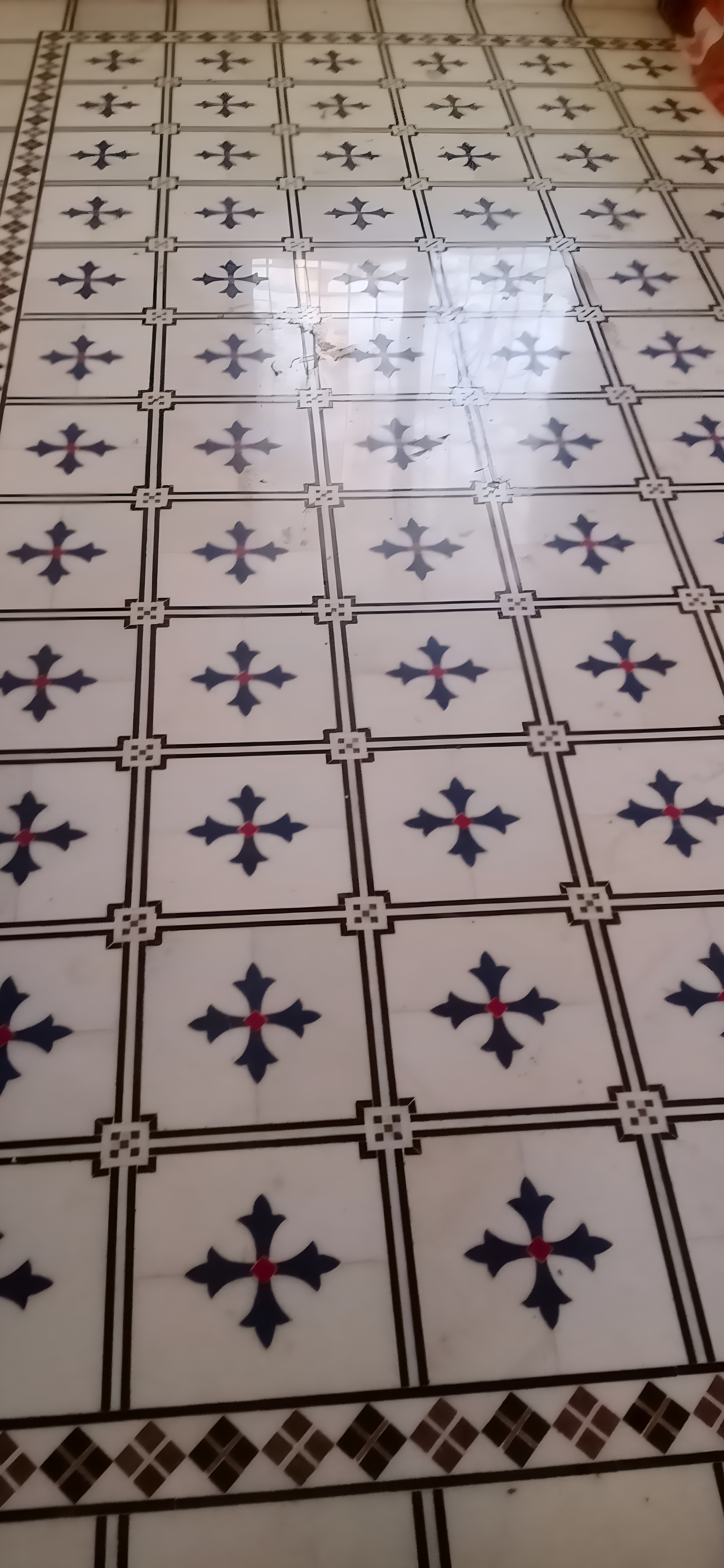 Marble Inlay Flooring Work