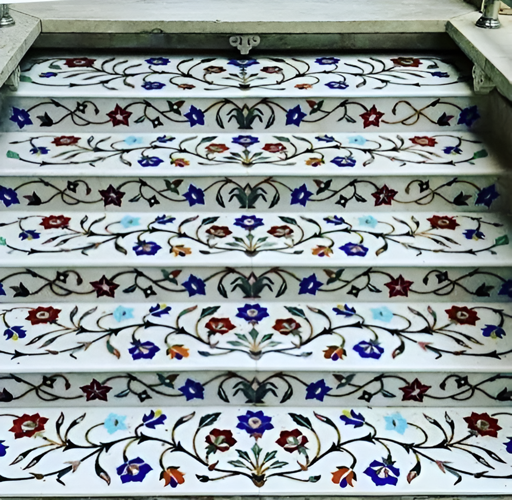 Marble Inlay Stairs