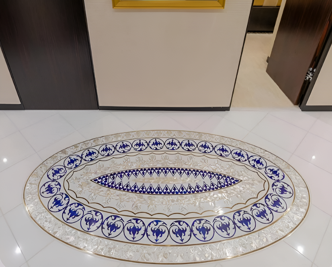 Mother Of Pearl Inlay Flooring - Color: Multi Color
