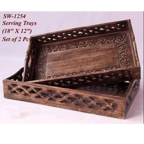 10*12 inch wooden serving tray