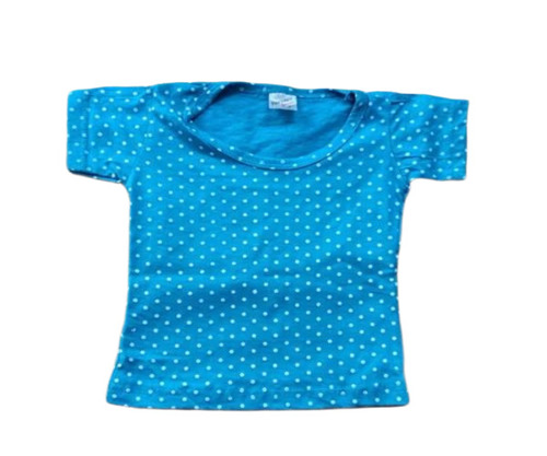 Blue Printed Kids T Shirt