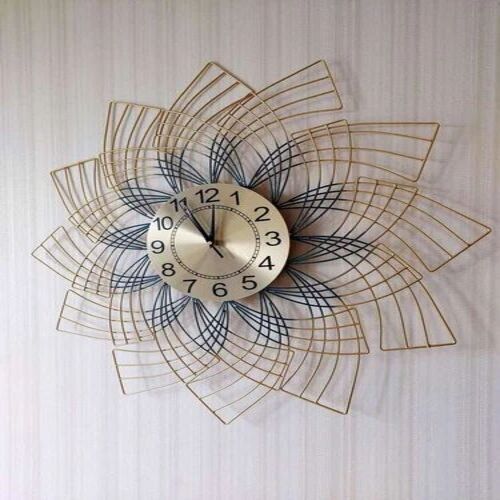 Flower Design Wall Clock