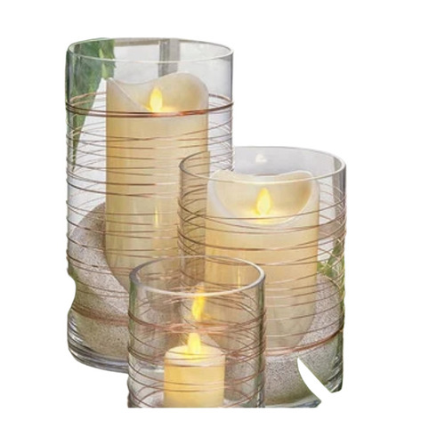 Glass Candle Holder