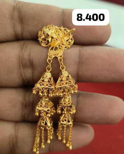 Gold Jhumkas