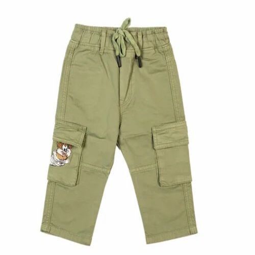 Light Green Kids Cargo Pant