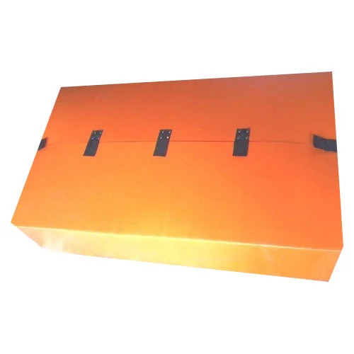Orange Pp Corrugated Box - Water Resistant: No