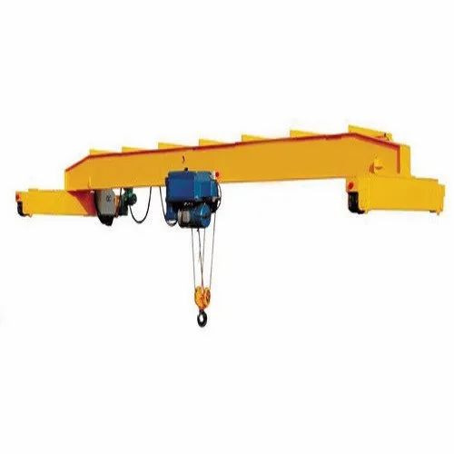 Single Girder Eot Cranes - Mild Steel, Custom Size, Silver Color, Electric Power Source, 1 Ton Capacity, Corrosion Resistant, Industrial Usage, 0-5 M/min Travel Speed