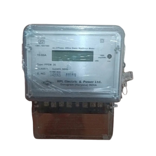 Three Phase 4 Wire Ac Static Watt Hour Meter