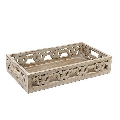 Wooden serving tray