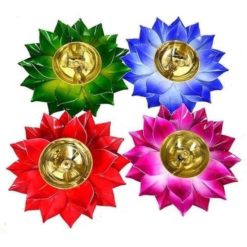 Brass Lotus Diya