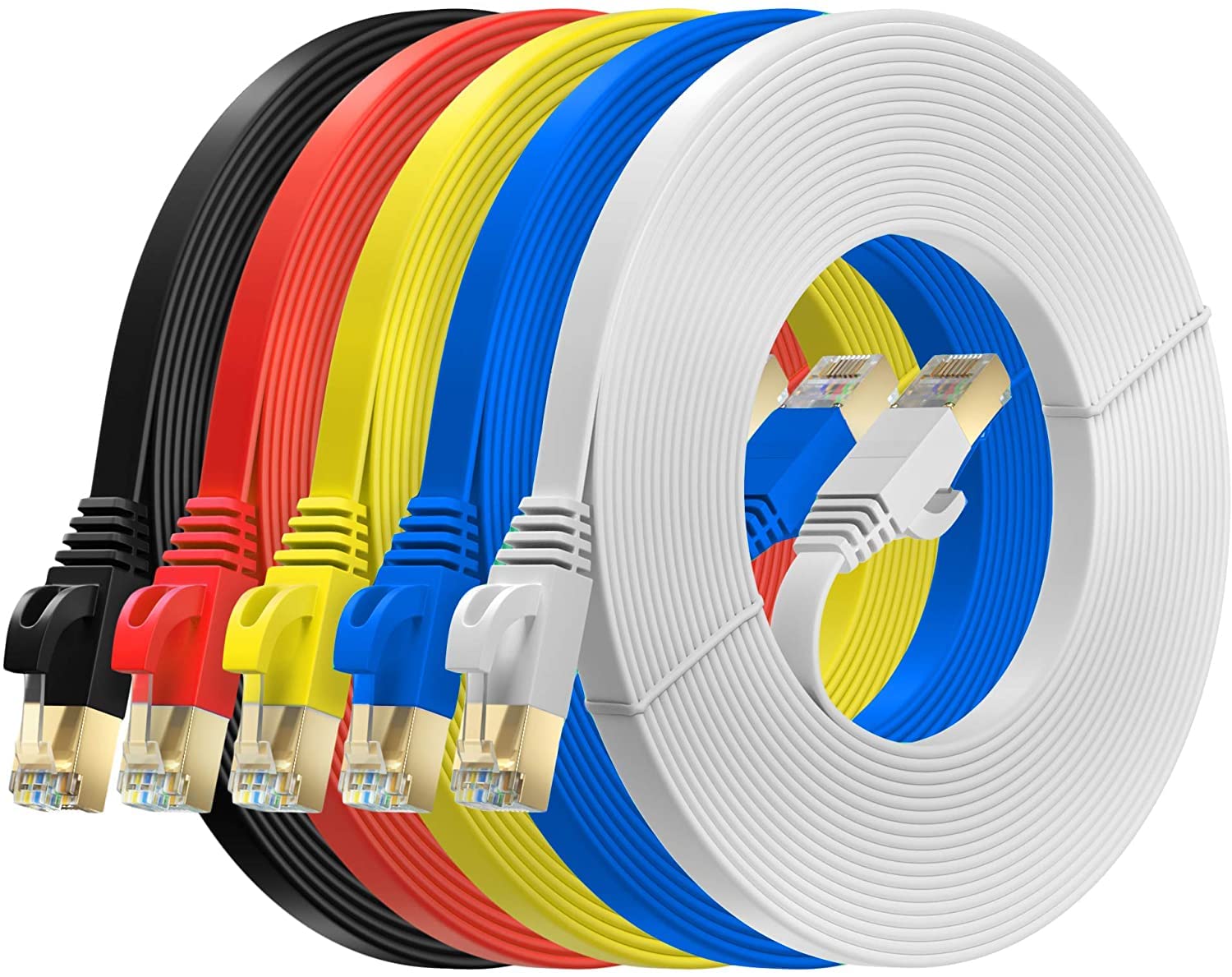 FEDUS 15M Cat6 Flat CCA Ethernet Cable