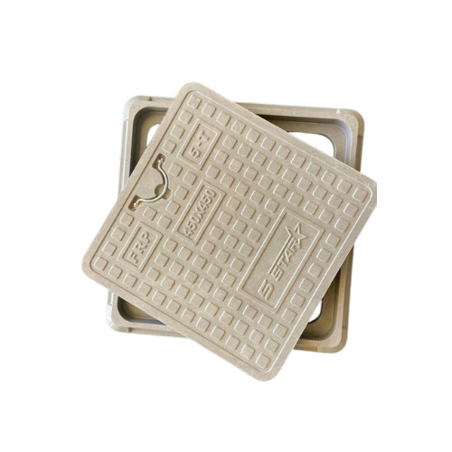 FRP Manhole Cover - Available Sizes: 10x10 to 41x41 inches | Durable Long-Lasting Reliable for Industrial Applications