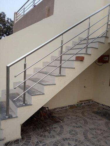Stainless Steel Railings - Color: White