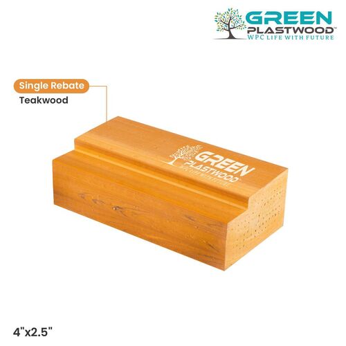 4" x 2.5" Teakwood WPC Chaukhat