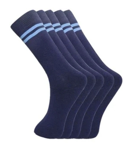 Free Size High Ankle Cotton School Socks