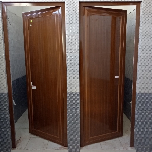 Swing Hinged Glossy Office Pvc Door