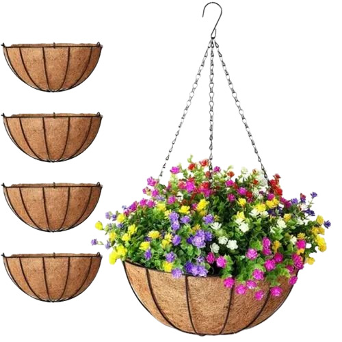 10 Inch Metal Hanging Basket