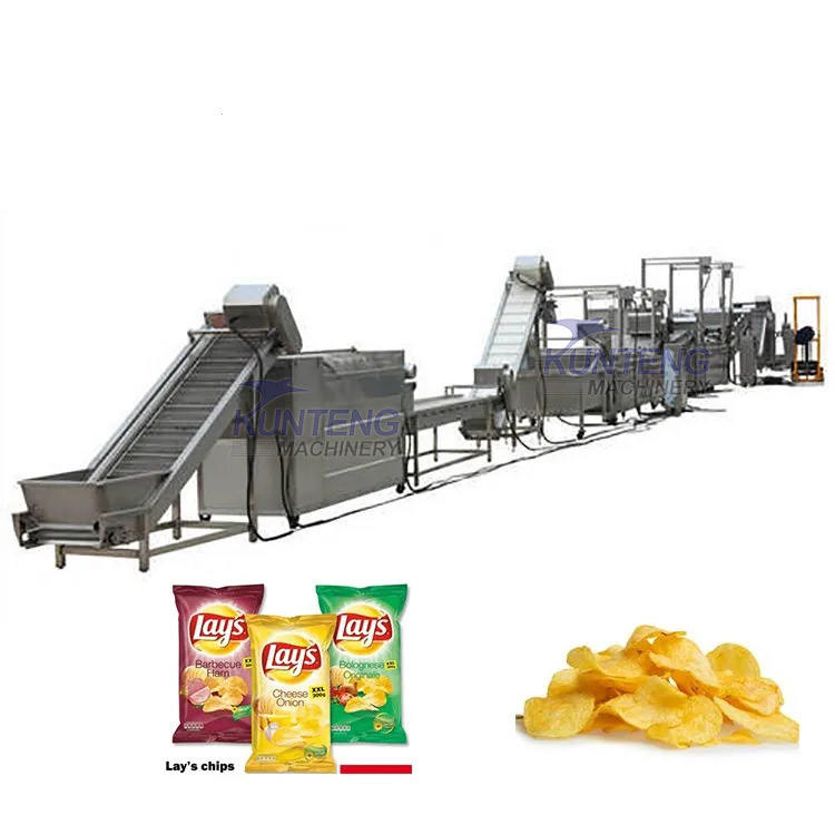 Automatic Potato Chip Production Line - Automation Grade: High