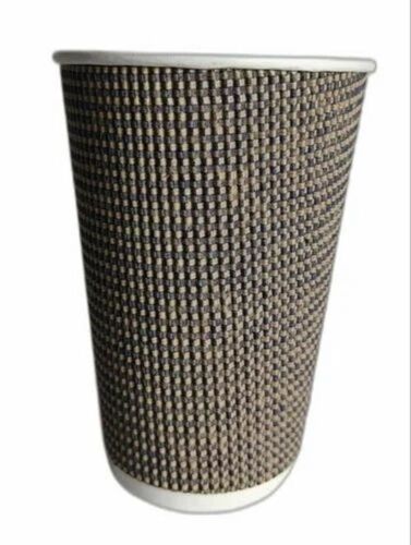Brown Ripple Wall Paper Cup - Capacity: 500 Milliliter (Ml)