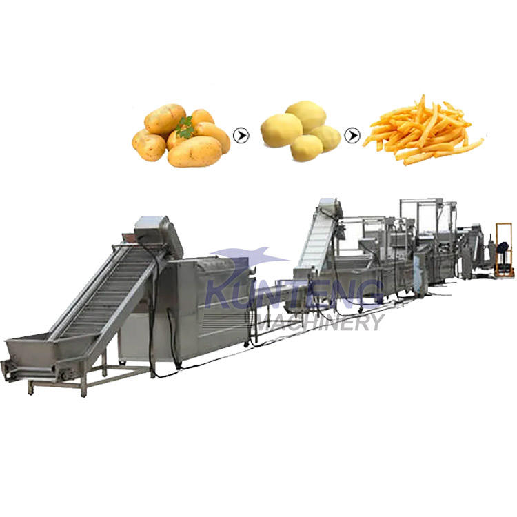 Commercial Fried Food Equipment French Fry Production Lines