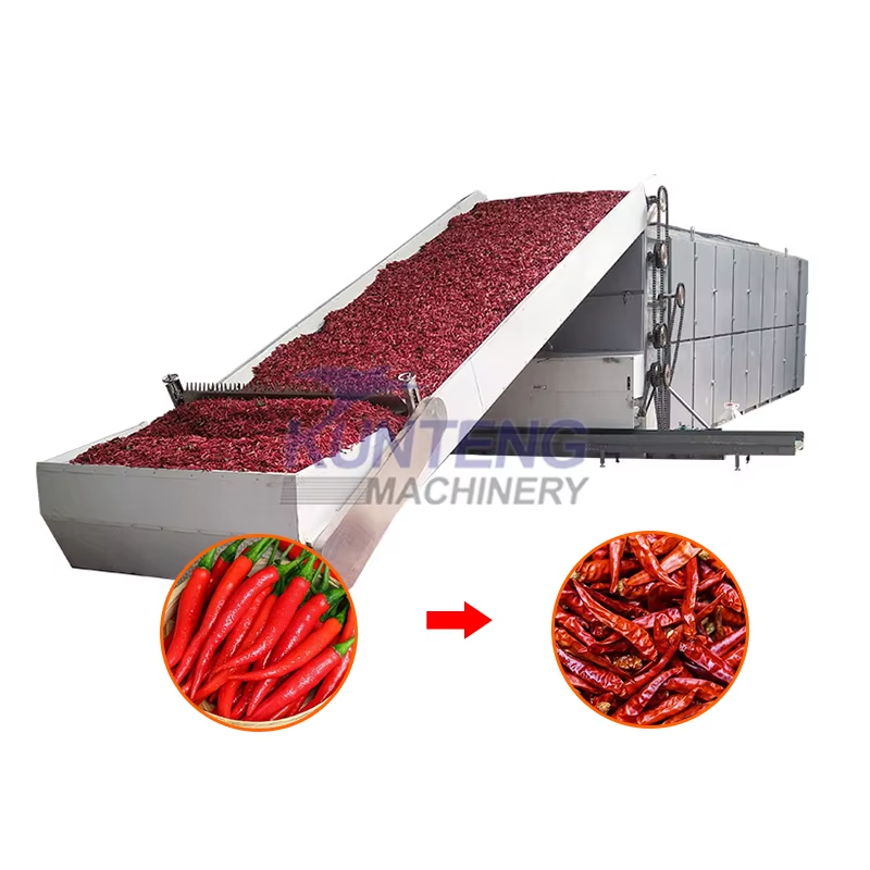 Large Continuous Chili Drying Machine - Automation Grade: Fully Automatic