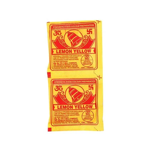 Lemon Yellow Synthetic Food Colour Preparation