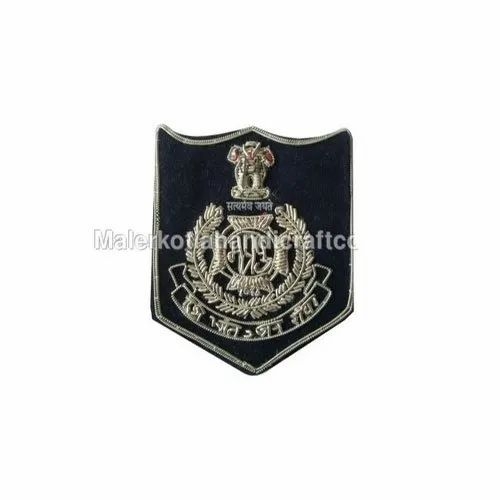 Police Sign Badge - Color: Black