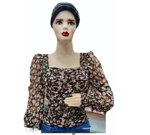 Printed Crop Top