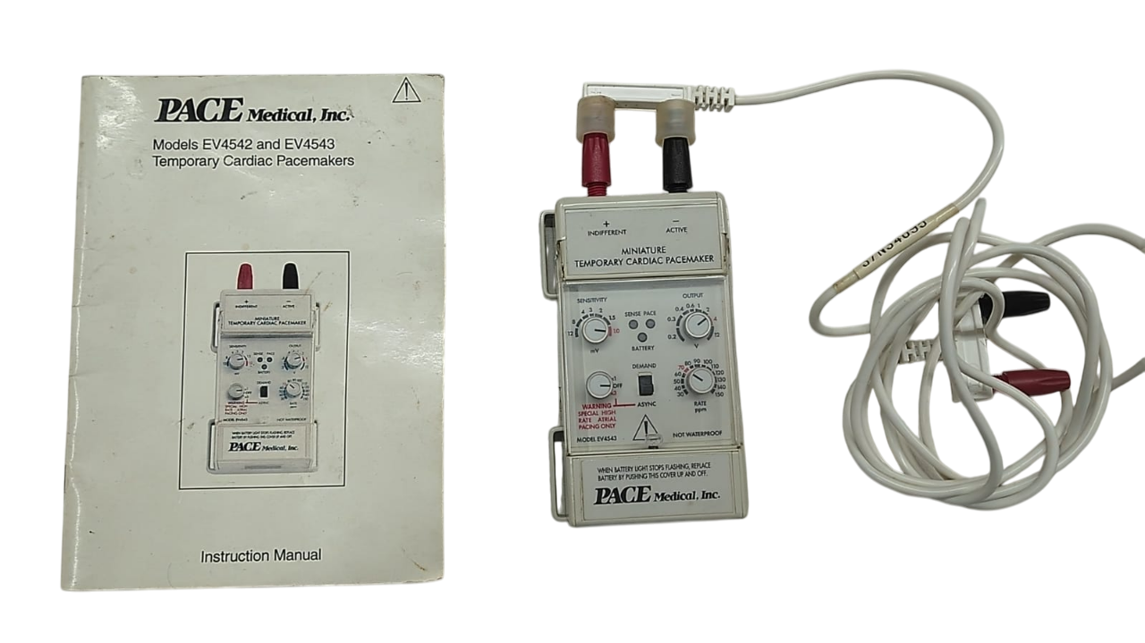 Used Miniature Temporary Cardiac Pacemaker