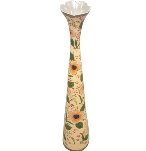Copper Printed Flower Vase
