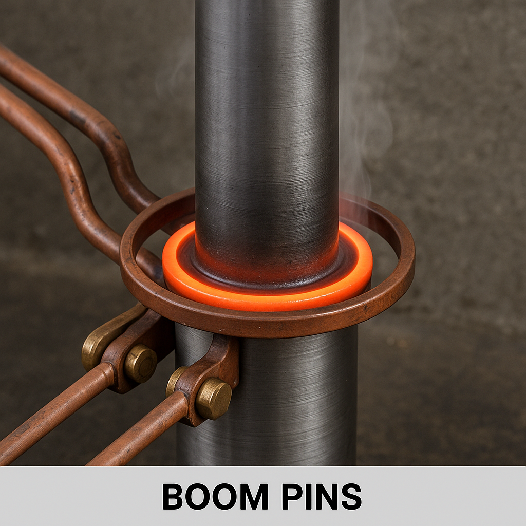 Heat Treatment Services for Boom Pins