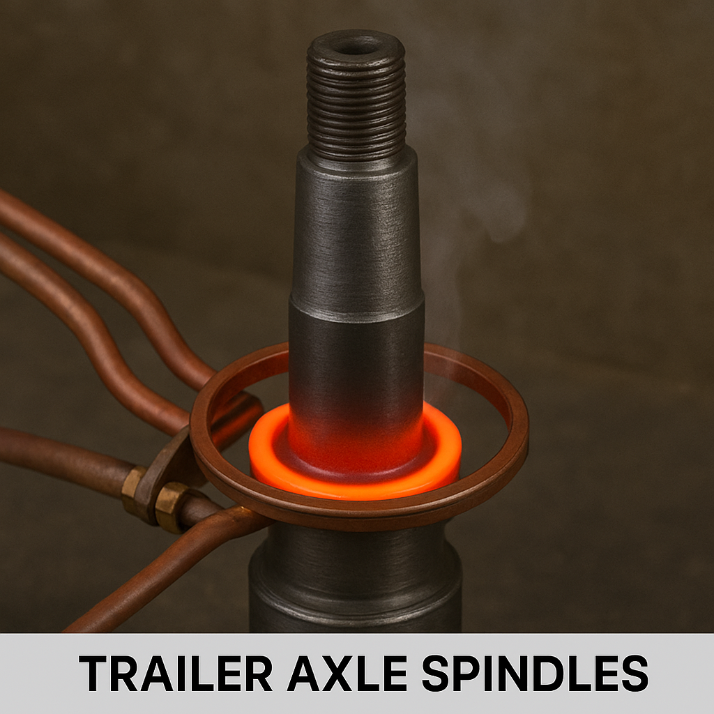 Heat Treatment Services for Trailer Axle Spindles