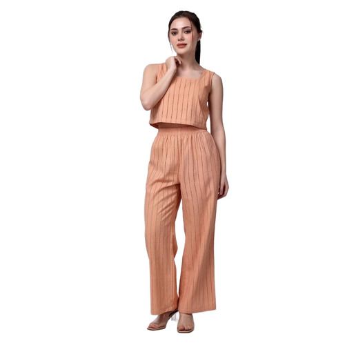 Ladies Schiffli Co-Ord Set
