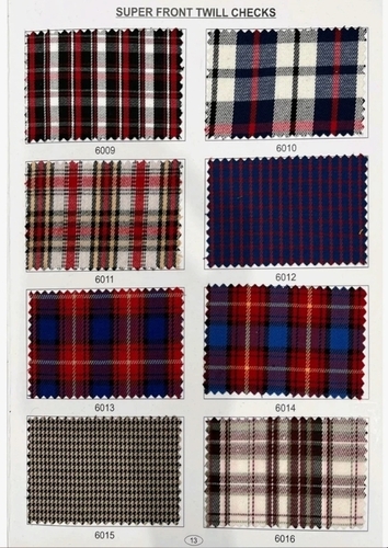 School Uniform Check Suiting Fabric