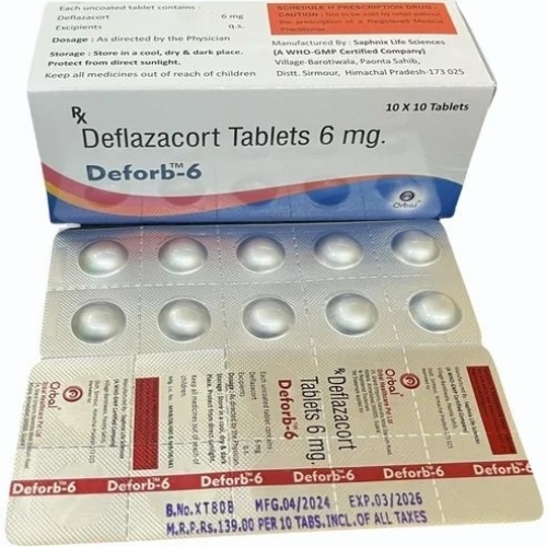 6 Mg Deflazacort Tablets